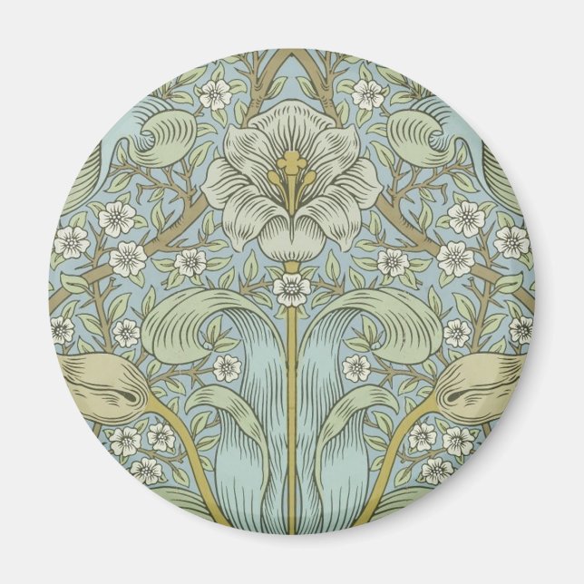 William Morris Spring Thicket: Antique Floral Magnet (Vorne)