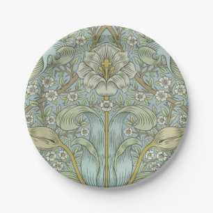 William Morris Spring Thicket: Antique Floral Pappteller