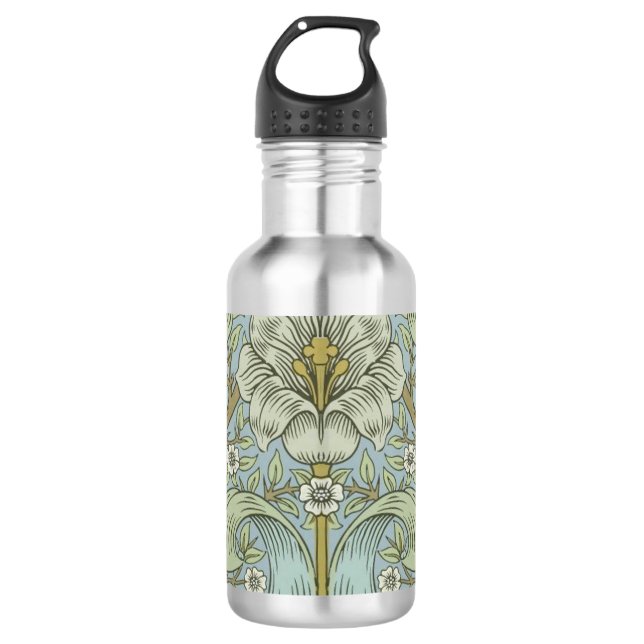 William Morris Spring Thicket: Antique Floral Trinkflasche (Vorderseite)