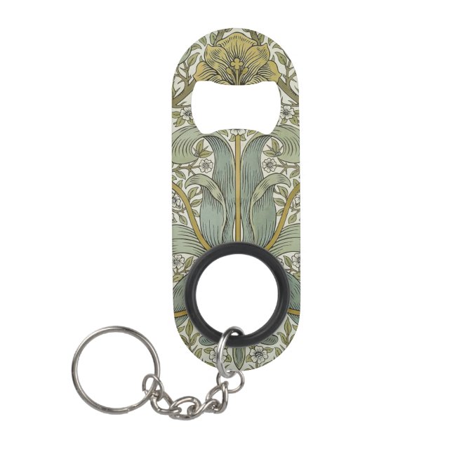 William Morris Spring Thicket Classic Muster Mini Flaschenöffner (Vorderseite)