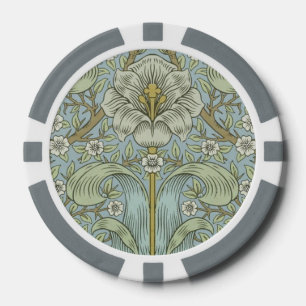 William Morris Spring Thicket Classic Muster Pokerchips