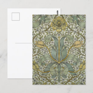 William Morris Spring Thicket Classic Muster Postkarte