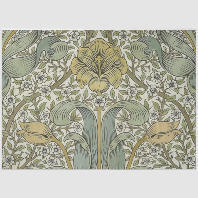 William Morris Spring Thicket Classic Muster Seidenpapier (Vorderseite)