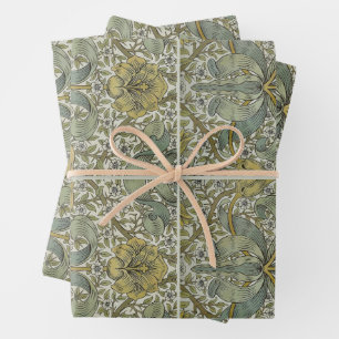 William Morris Spring Thicket Klassisches Muster Geschenkpapier Set