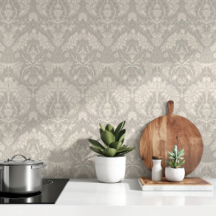 William Morris Spring Thicket Soft Gray Ivory Tapete