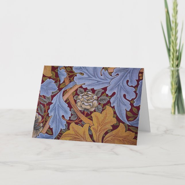 William Morris St James Acanthus Wallpaper Karte (Vorderseite)