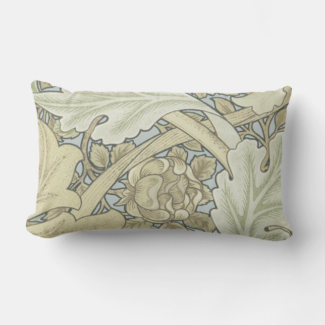 William Morris St James Acanthus Wallpaper Lendenkissen (Vorderseite)