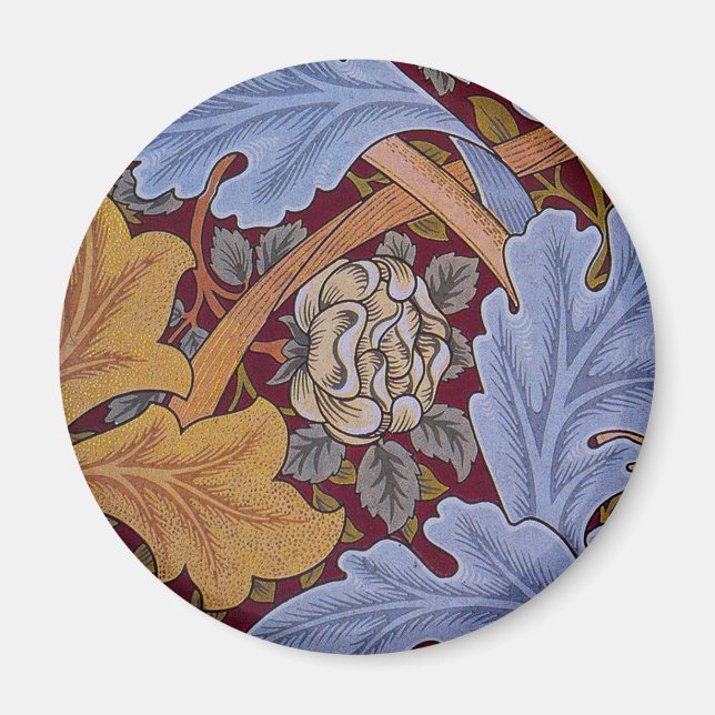 William Morris St James Acanthus Wallpaper Magnet (Vorne)