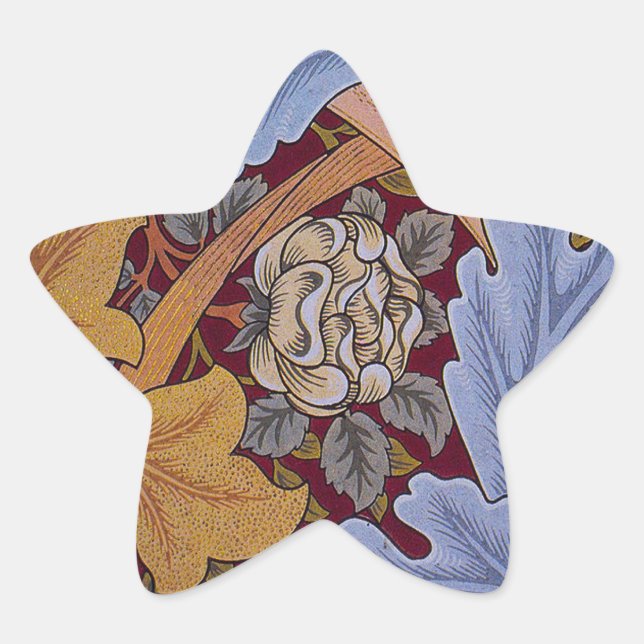 William Morris St James Acanthus Wallpaper Stern-Aufkleber (Vorderseite)