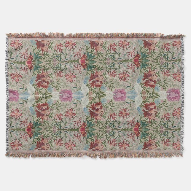 William Morris-Stickerei Decke (Vorderseite)