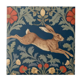 William Morris Stil direkt gegenüber Running Hare Fliese