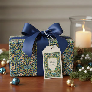 William Morris Stil floral Thinking of You Geschenkanhänger
