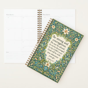 William-Morris-Stil floral und Schrift Planer