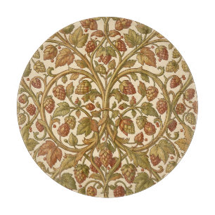 William Morris Stil Hopfenrebe Botanisches Muster Schneidebrett