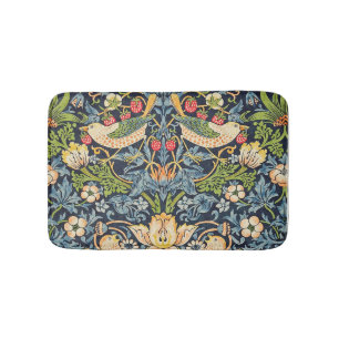 William Morris Strawberry Dieb Blumenmuster Badematte