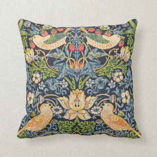 William Morris Strawberry Dieb Blumenmuster Kissen