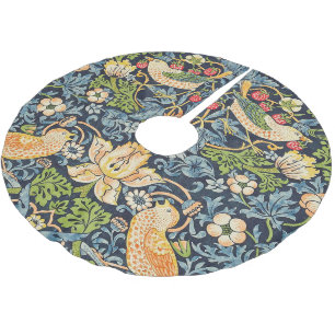 William Morris Strawberry Dieb Blumenmuster Polyester Weihnachtsbaumdecke