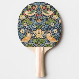 William Morris Strawberry Dieb Blumenmuster Tischtennis Schläger