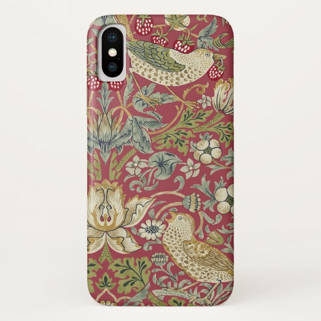 William Morris Strawberry Dieb Textile Muster Case-Mate iPhone Hülle (Rückseite)
