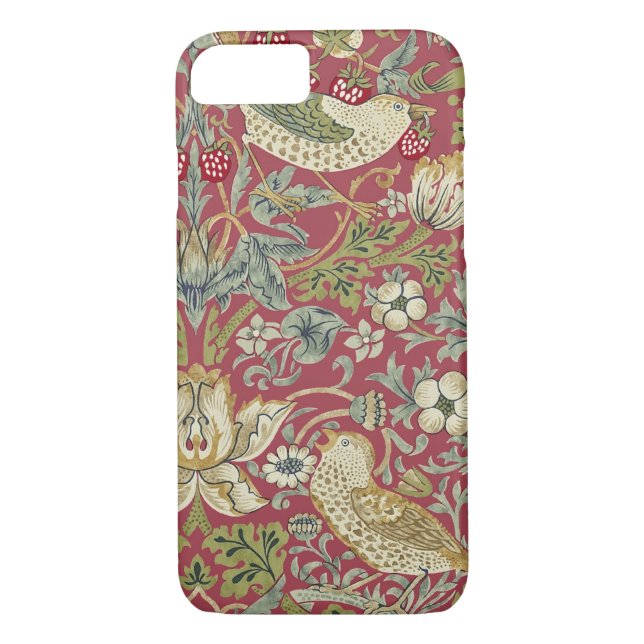 William Morris Strawberry Dieb Textile Muster Case-Mate iPhone Hülle (Rückseite)