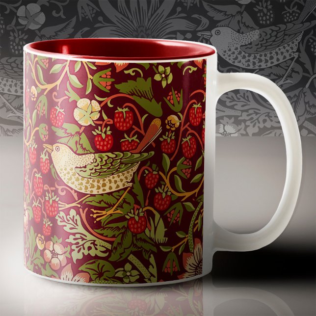 William Morris Strawberry Diief Coffee Tasse (Von Creator hochgeladen)