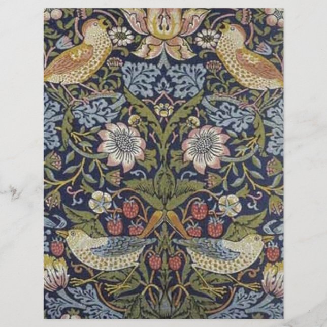 William Morris Strawberry Diief Design 1883 (Vorderseite)