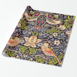 William Morris Strawberry Diief Floral Art Nouveau Geschenkpapier