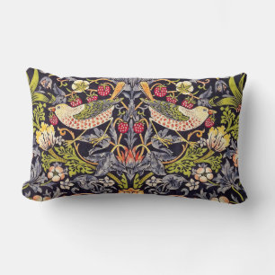 William Morris Strawberry Diief Floral Art Nouveau Lendenkissen