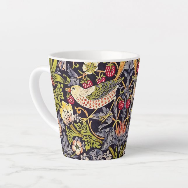 William Morris Strawberry Diief Floral Art Nouveau Milchtasse (Linke Ecke)