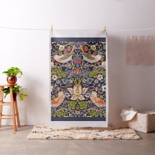 William Morris Strawberry Diief Floral Art Nouveau Stoff