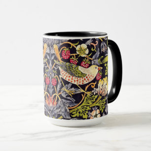 William Morris Strawberry Diief Floral Art Nouveau Tasse