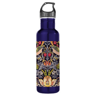 William Morris Strawberry Diief Floral Art Nouveau Trinkflasche
