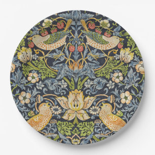 William Morris - Strawberry Diief Floral Pattern Pappteller