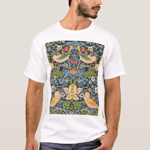 William Morris Strawberry Diief Floral Pattern T-Shirt