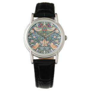 William Morris Strawberry Diief Künstlerinnen Armbanduhr