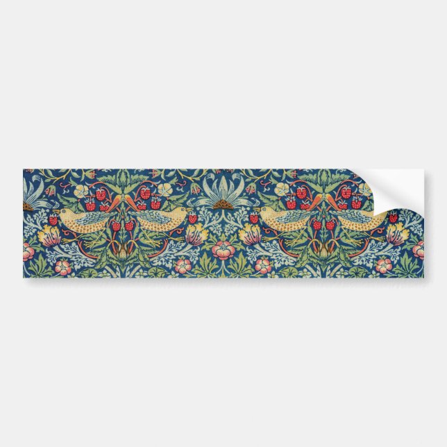 William Morris - Strawberry Diief Magnetkarte Autoaufkleber (Vorne)