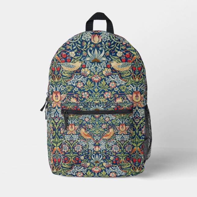 William Morris Strawberry Diief Niedlich Rucksack (Vorderseite)