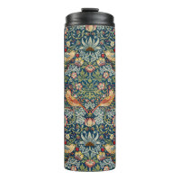 William Morris Strawberry Diief Thermal Tumbler