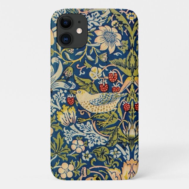 William Morris Strawberry Diief Vogel Case-Mate iPhone Hülle (Rückseite)