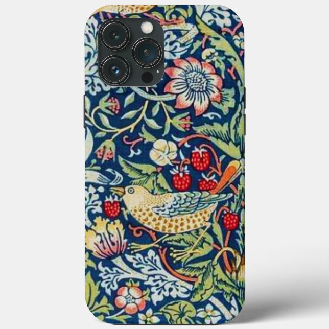 William Morris Strawberry Diief Vogel Case-Mate iPhone Hülle (Rückseite)