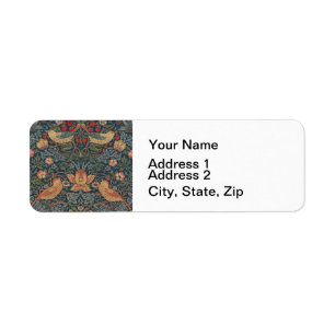 William Morris Strawberry Dives Birds Floral