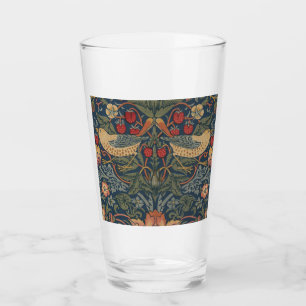 William Morris Strawberry Dives Birds Glas
