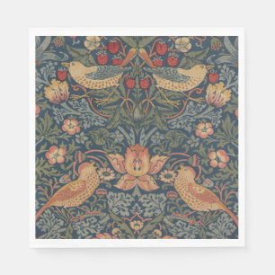 William Morris Strawberry Dives Birds Serviette