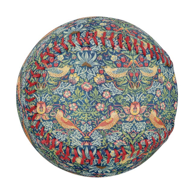 William Morris - Strawberry Thief Baseball (Vorderseite Links)