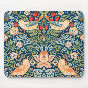 William Morris Strawberry Thief Blumenmuster Mousepad