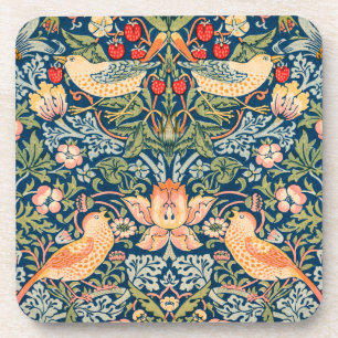 William Morris Strawberry Thief Design Getränkeuntersetzer