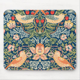 William Morris Strawberry Thief Design Mousepad
