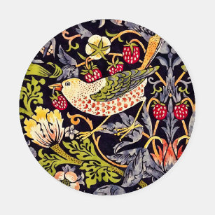 William Morris Strawberry Thief Floral Art Nouveau Untersetzer Set