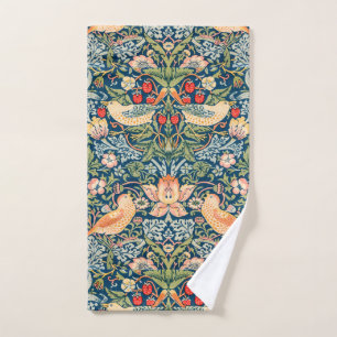 William Morris Strawberry Thief Floral Pattern Handtuch