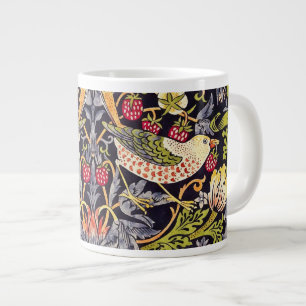 William Morris Strawberry Thief Florale Kunst Neuz Jumbo-Tasse